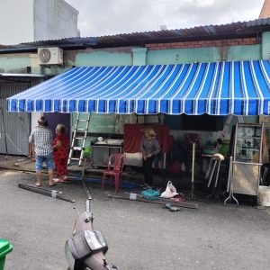 Mẫu mái hiên, mái xếp di động - 01